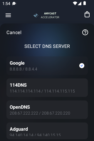 Anycast加速器如何退款android下载效果预览图